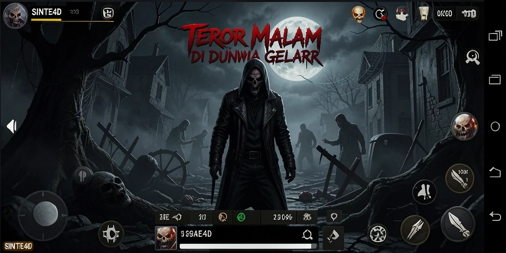 Tampilan gameplay menyeramkan dari SINTE4D yang penuh ketegangan.